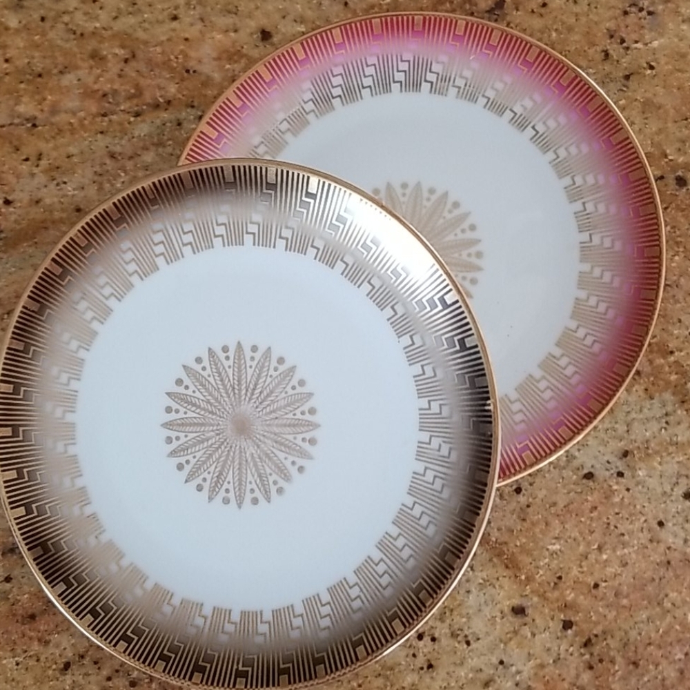 VTG Winterling Bavarian Porcelain Dessert Plates